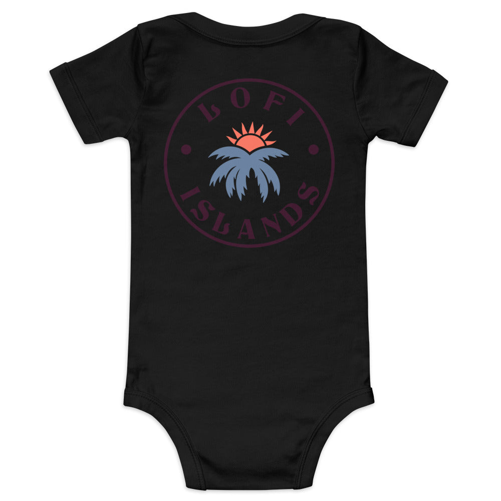 Vinyl Records Baby Short Sleeve One Piece