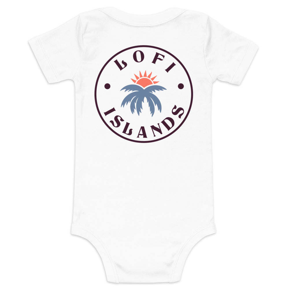 Vinyl Records Baby Short Sleeve One Piece