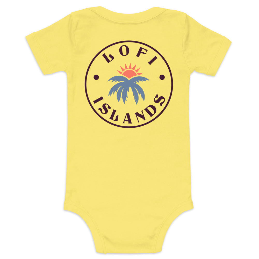 Vinyl Records Baby Short Sleeve One Piece