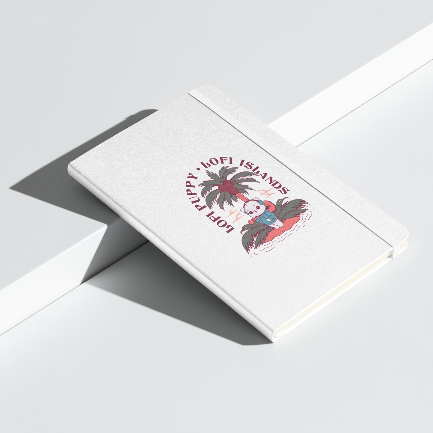 Lo-Fi Islands x Puppy Hardcover Bound Notebook