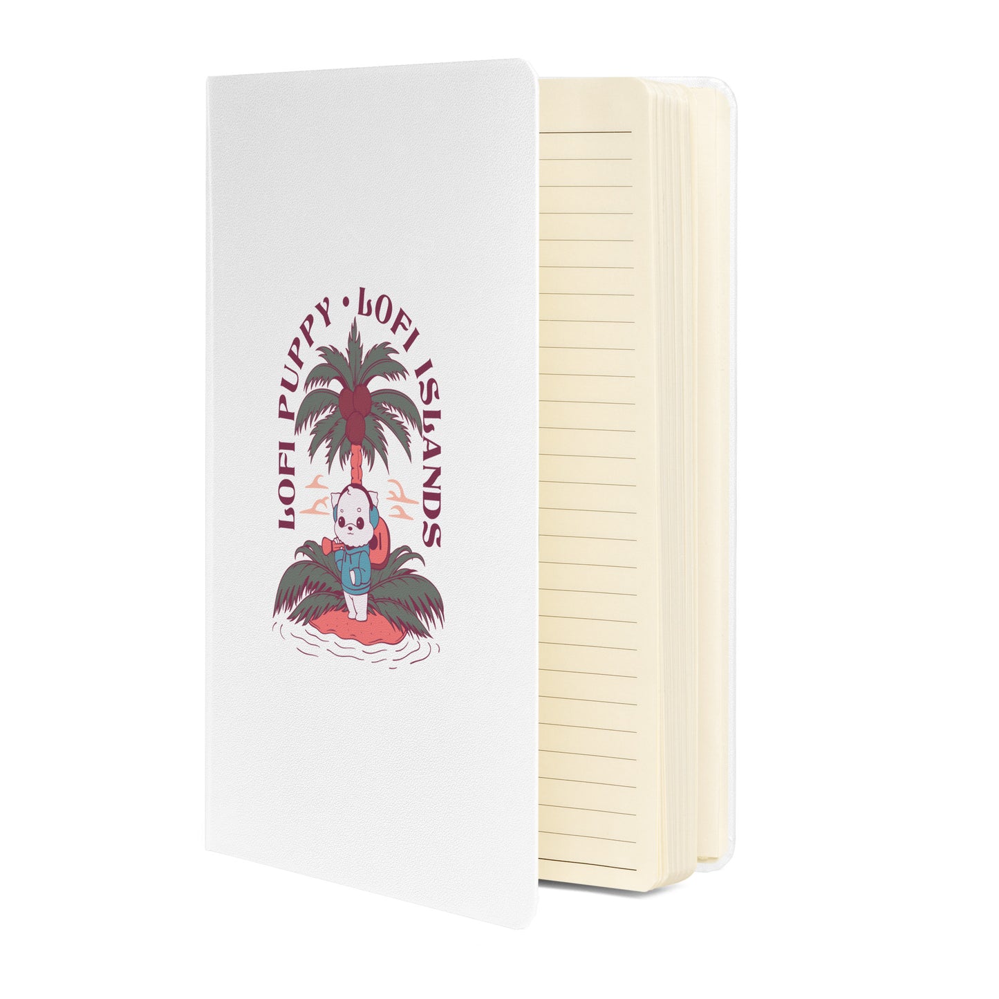 Lo-Fi Islands x Puppy Hardcover Bound Notebook