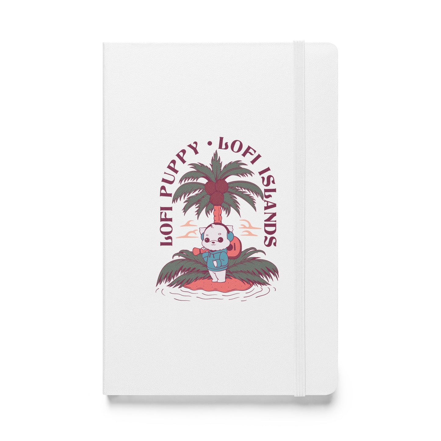 Lo-Fi Islands x Puppy Hardcover Bound Notebook