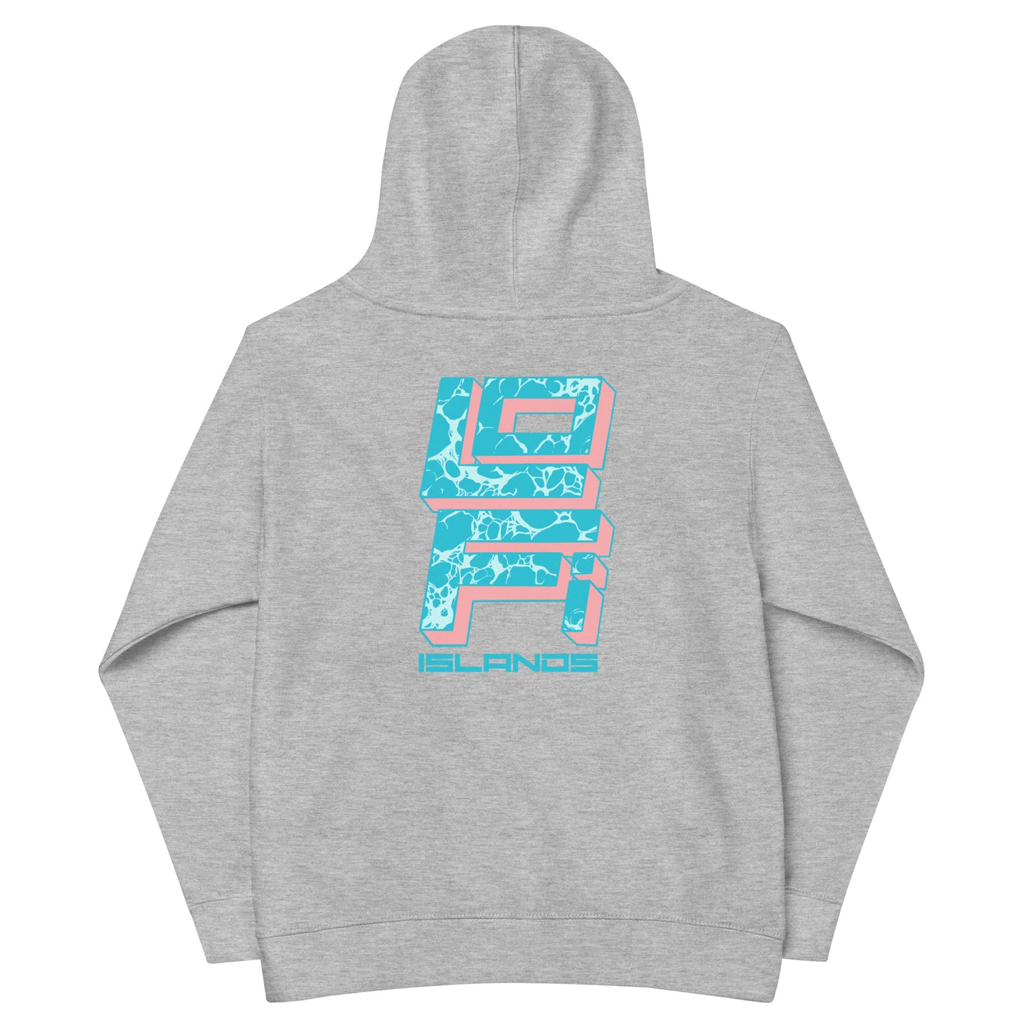 Lo-Fi Islands Keyboard Kids Fleece Hoodie