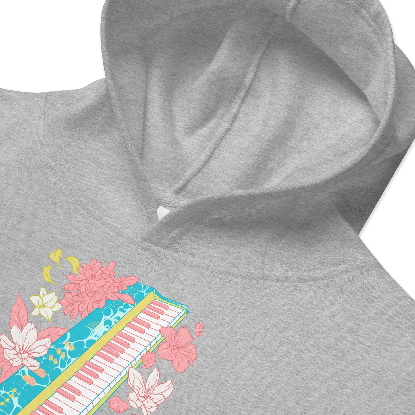 Lo-Fi Islands Keyboard Kids Fleece Hoodie