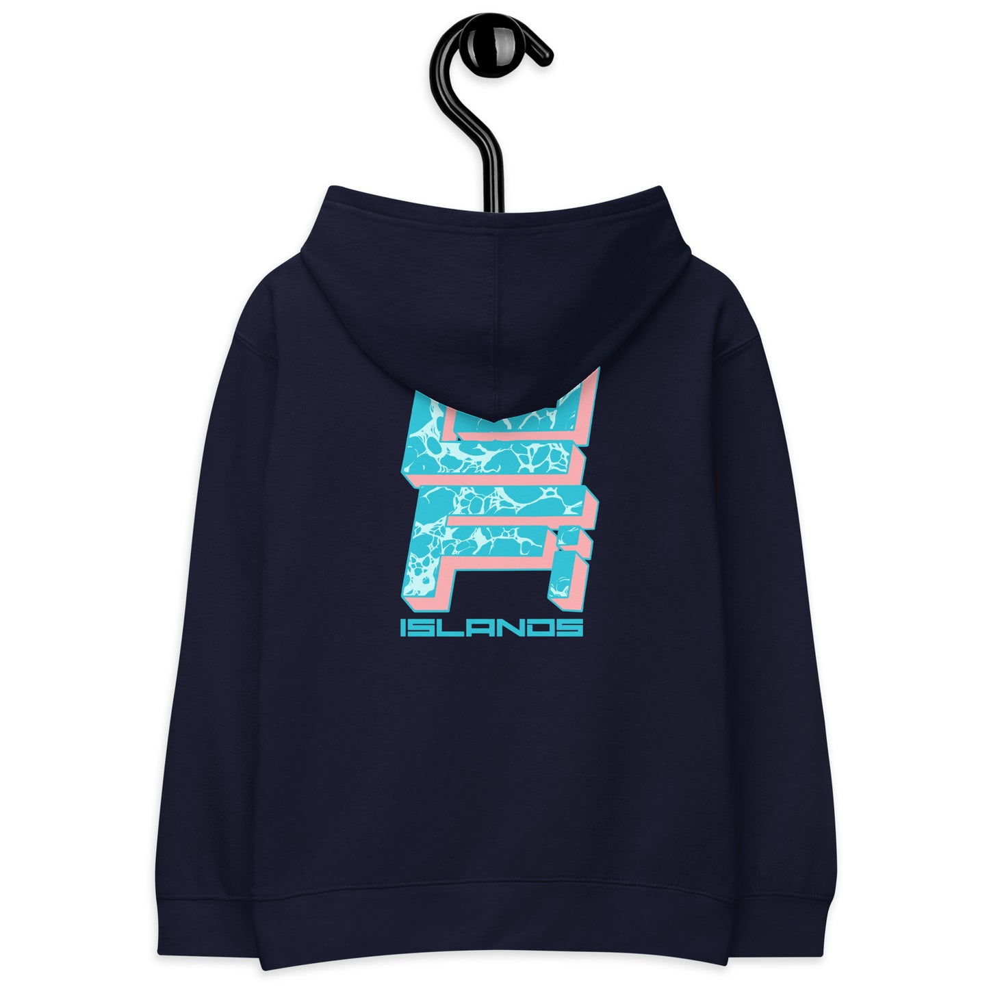 Lo-Fi Islands Keyboard Kids Fleece Hoodie