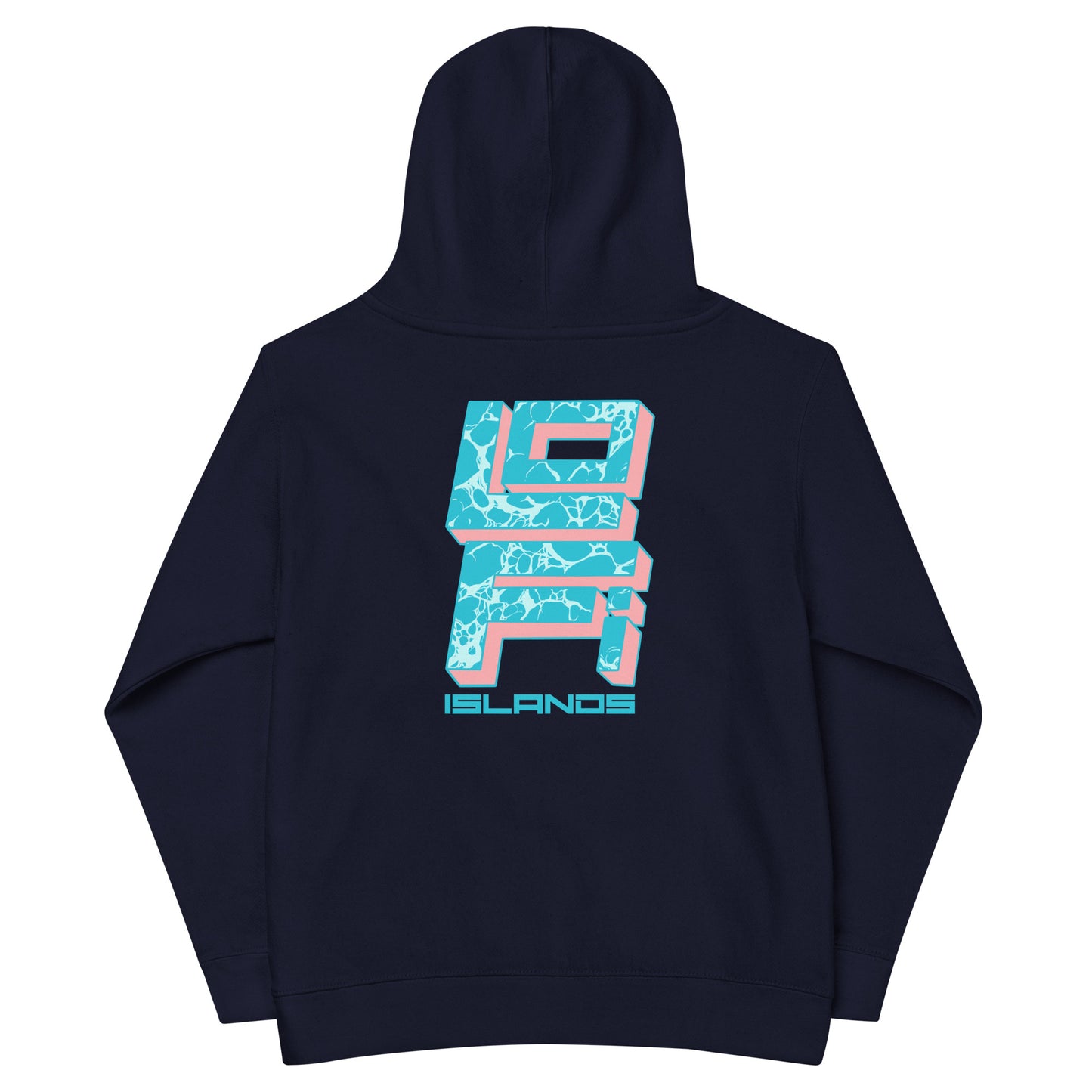 Lo-Fi Islands Keyboard Kids Fleece Hoodie