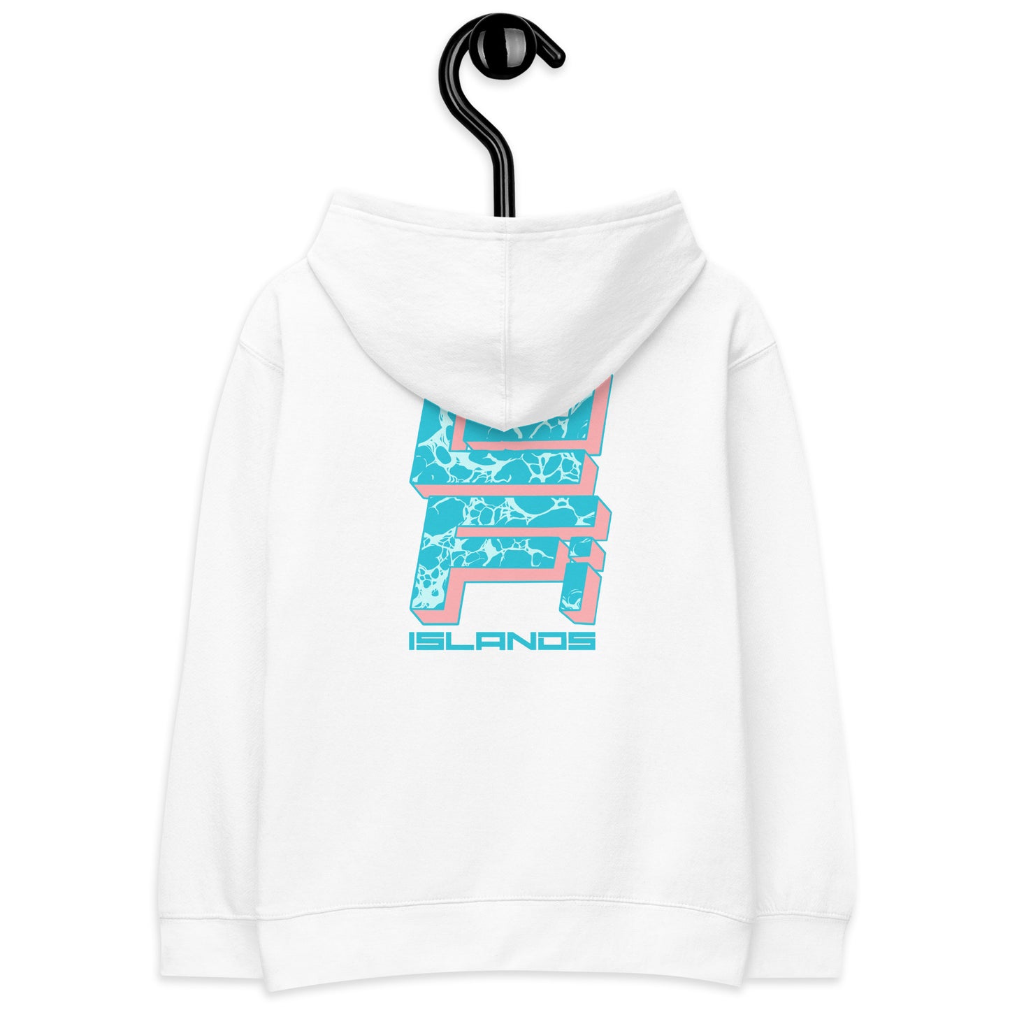 Lo-Fi Islands Keyboard Kids Fleece Hoodie