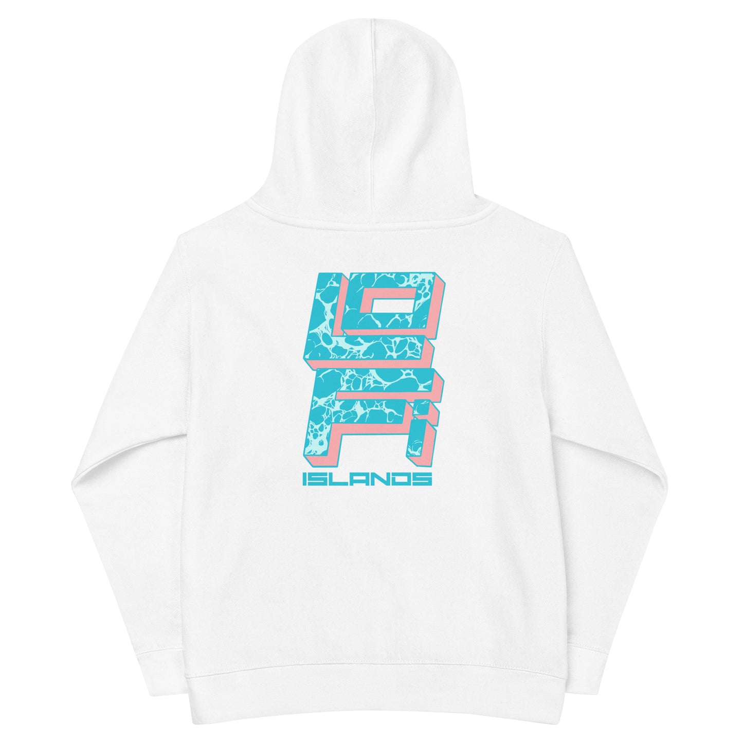 Lo-Fi Islands Keyboard Kids Fleece Hoodie