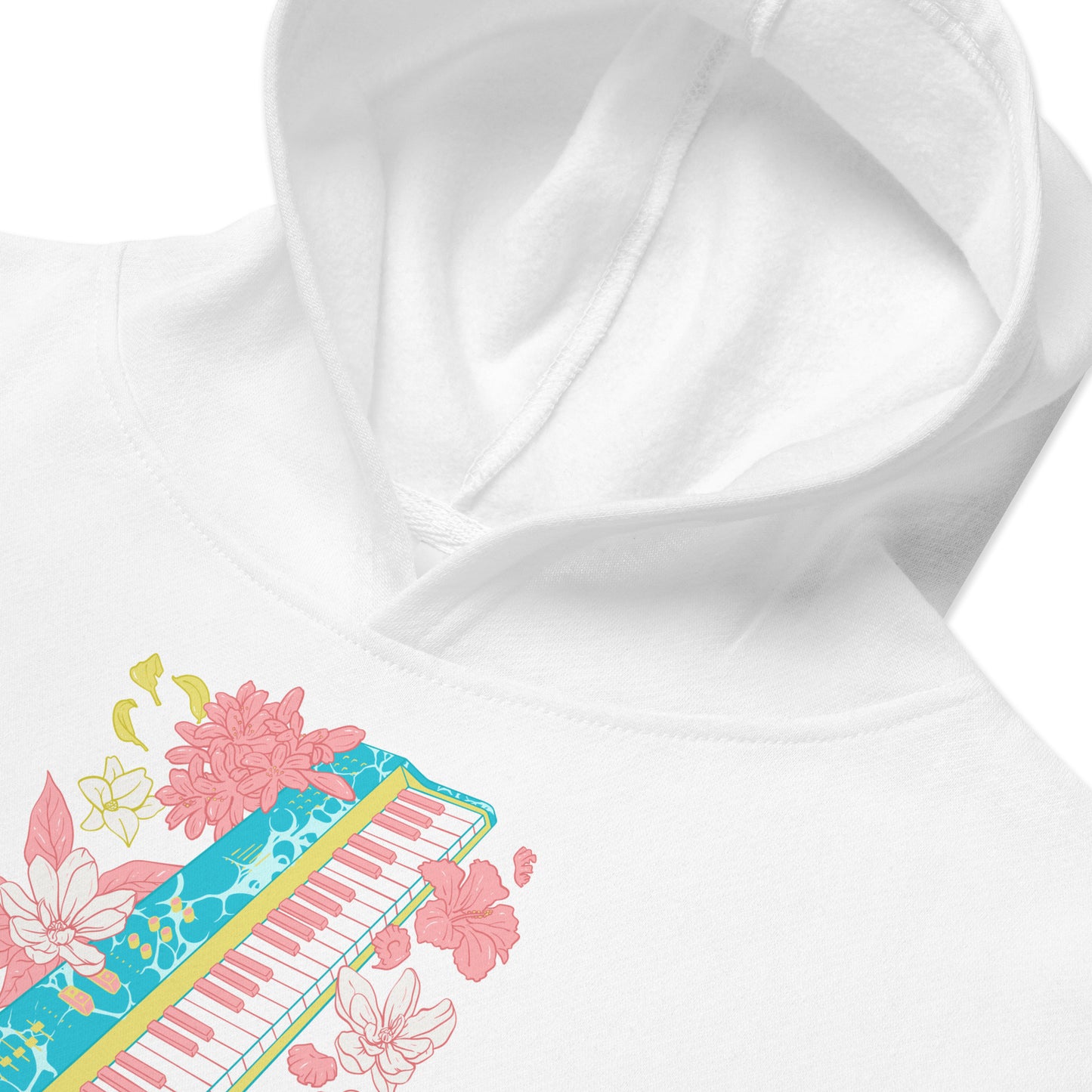 Lo-Fi Islands Keyboard Kids Fleece Hoodie