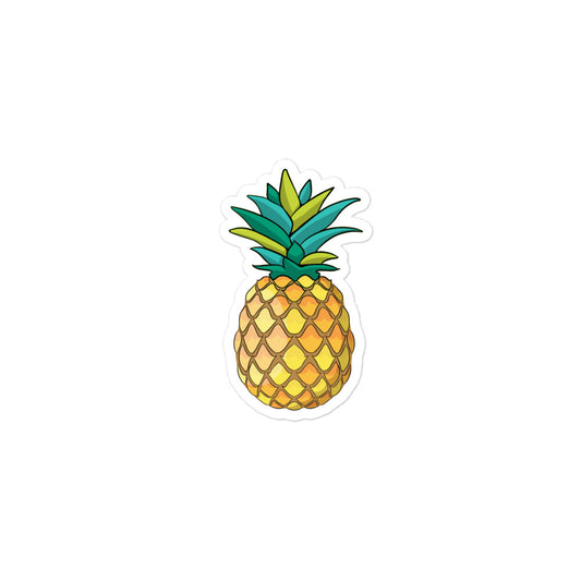 Islands Pineapple Bubble-Free Stickers