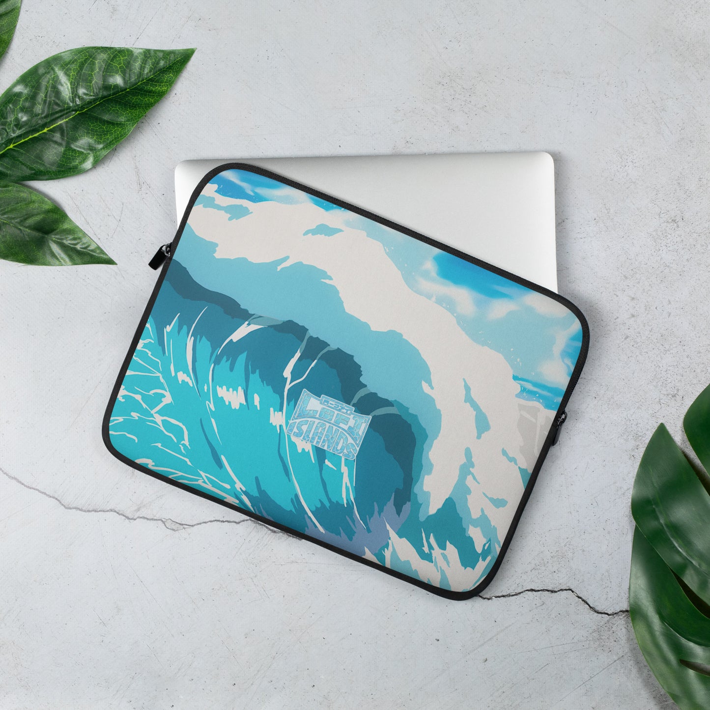 Lo-Fi Islands Ocean Wave Laptop Sleeve