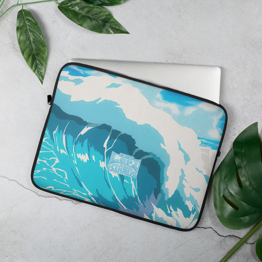 Lo-Fi Islands Ocean Wave Laptop Sleeve