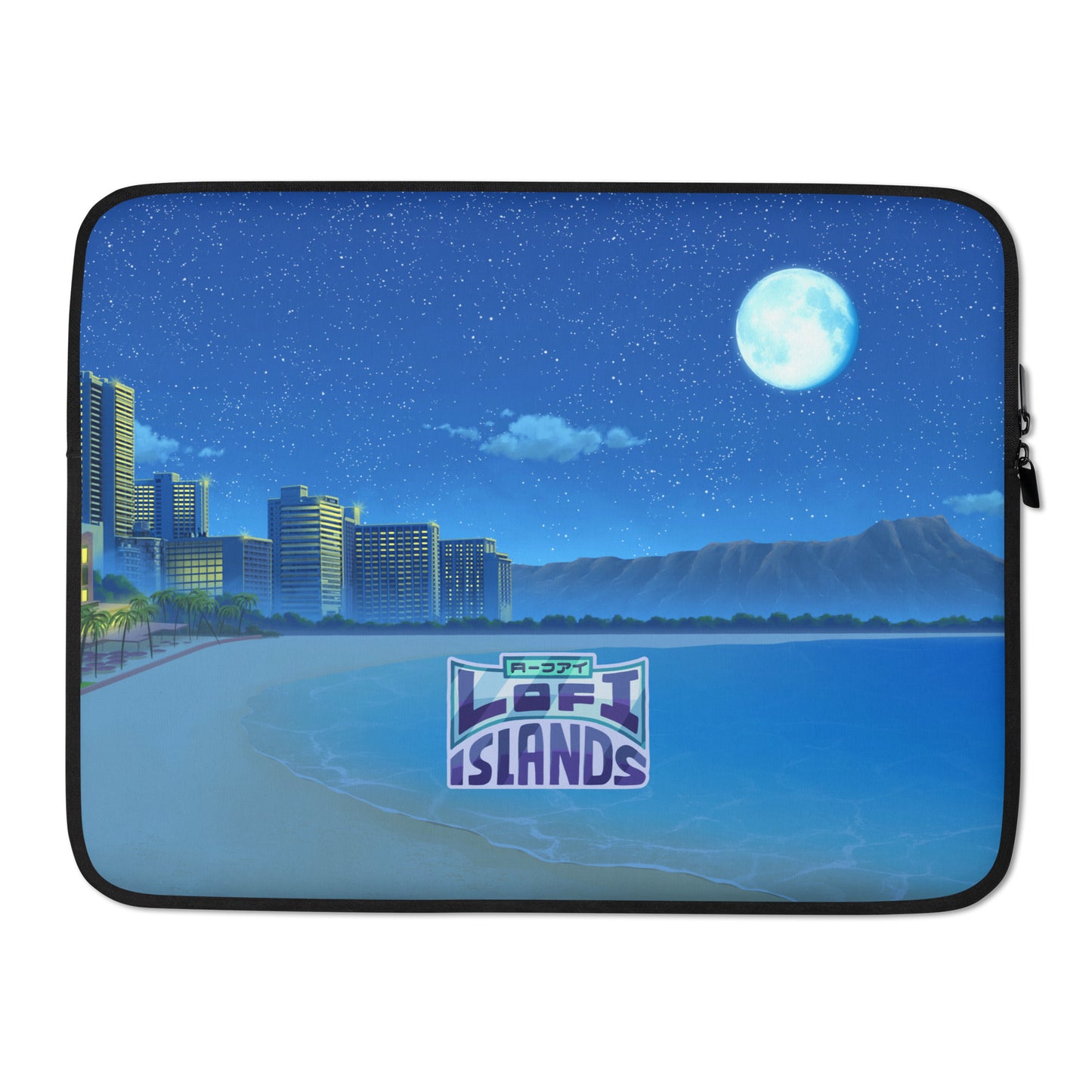 Waikiki Night Laptop Sleeve