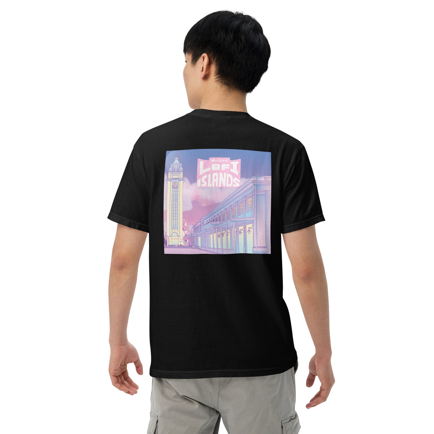 Aloha Tower Lo-Fi Men’s Garment-Dyed Heavyweight T-shirt