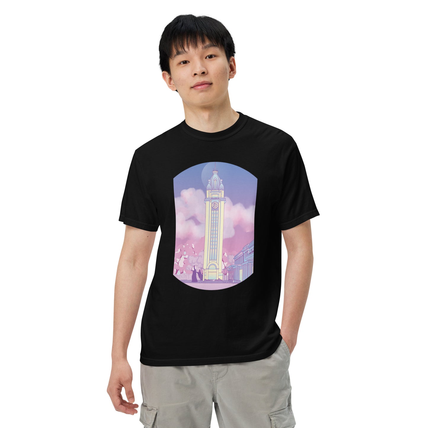 Aloha Tower Lo-Fi Men’s Garment-Dyed Heavyweight T-shirt