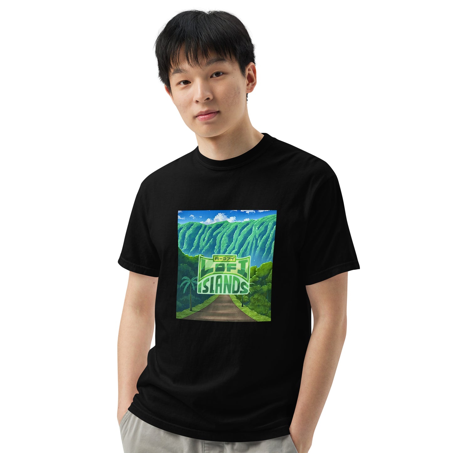 Hoʻomaluhia Botanical Garden Men’s Garment-Dyed Heavyweight T-Shirt