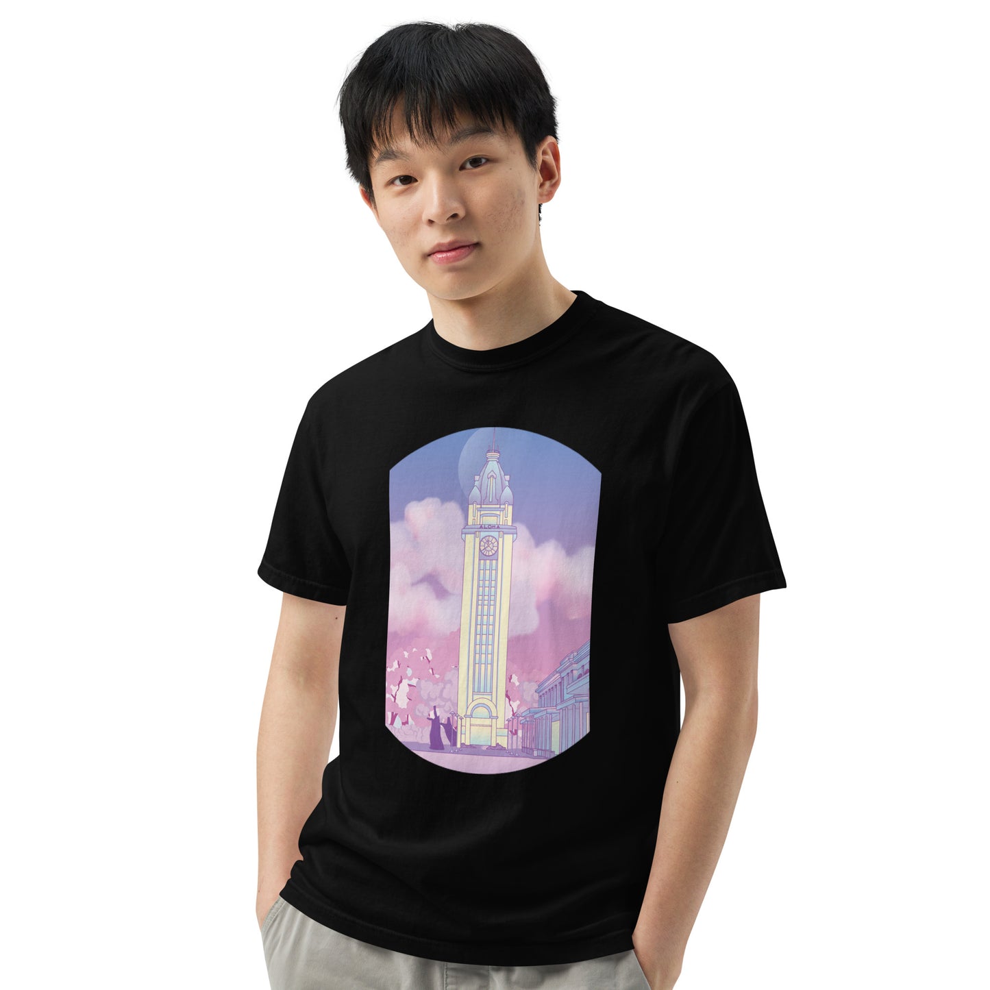 Aloha Tower Lo-Fi Men’s Garment-Dyed Heavyweight T-shirt