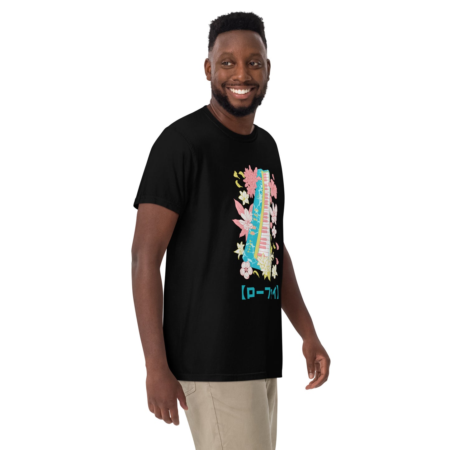 Lo-Fi Islands Keyboard Men’s Garment-Dyed Heavyweight T-Shirt