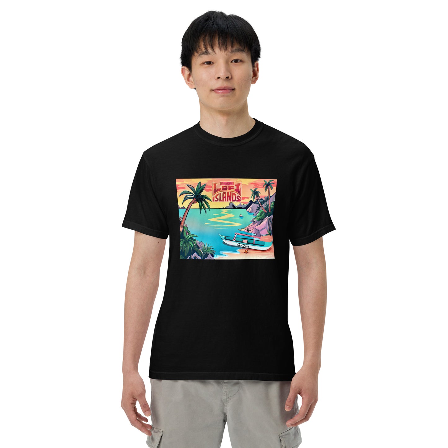 Lo-Fi Islands Men’s Garment-Dyed Heavyweight T-Shirt