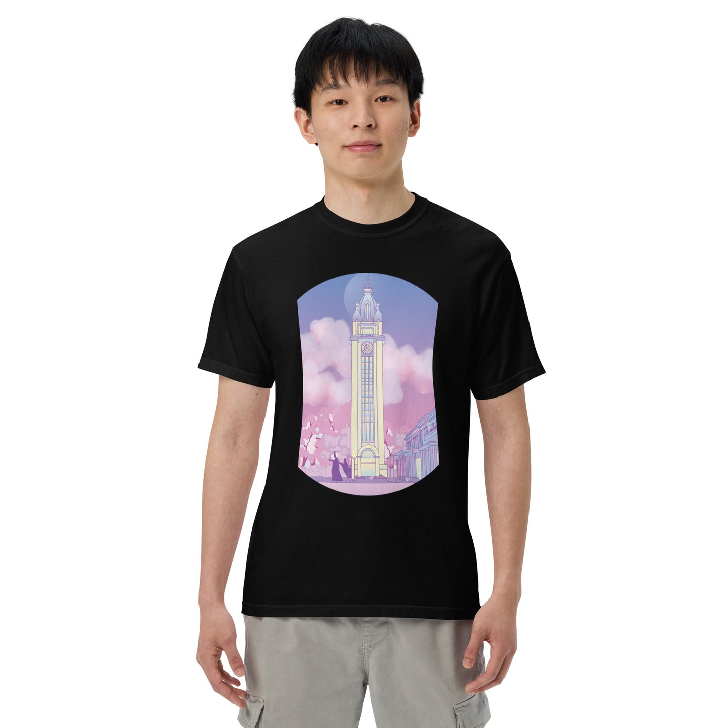 Aloha Tower Lo-Fi Men’s Garment-Dyed Heavyweight T-shirt