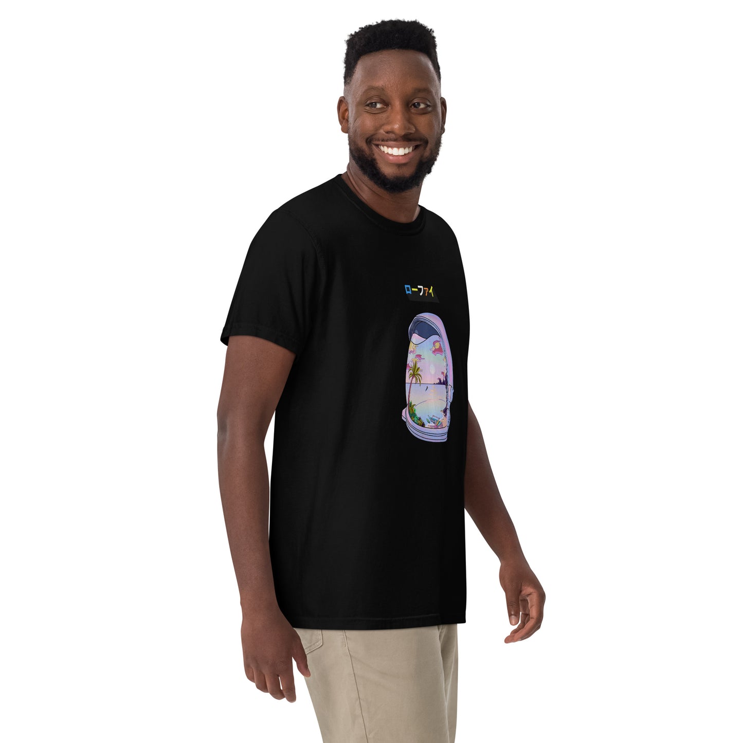 Astronaut Lo-Fi Islands Men’s Garment-Dyed Heavyweight T-Shirt