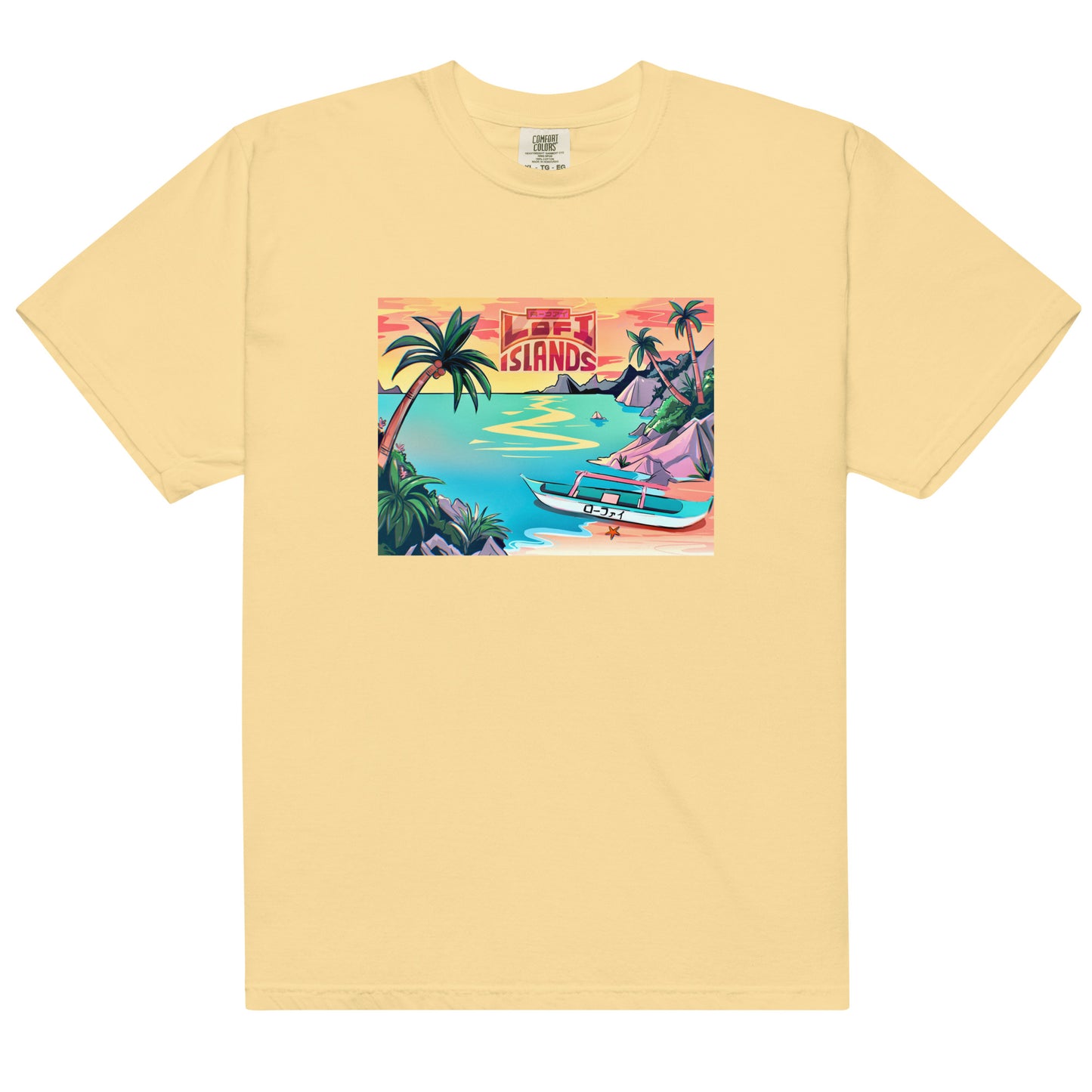 Lo-Fi Islands Men’s Garment-Dyed Heavyweight T-Shirt