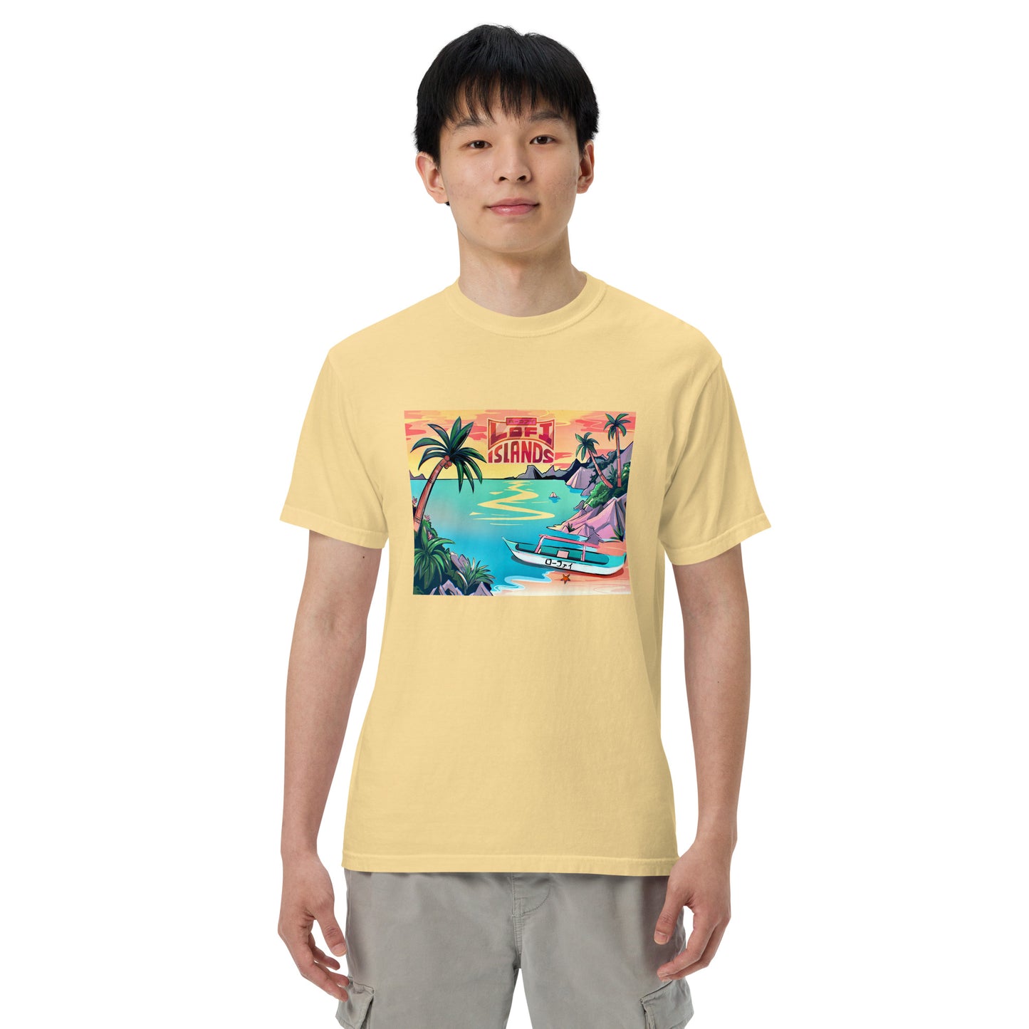 Lo-Fi Islands Men’s Garment-Dyed Heavyweight T-Shirt