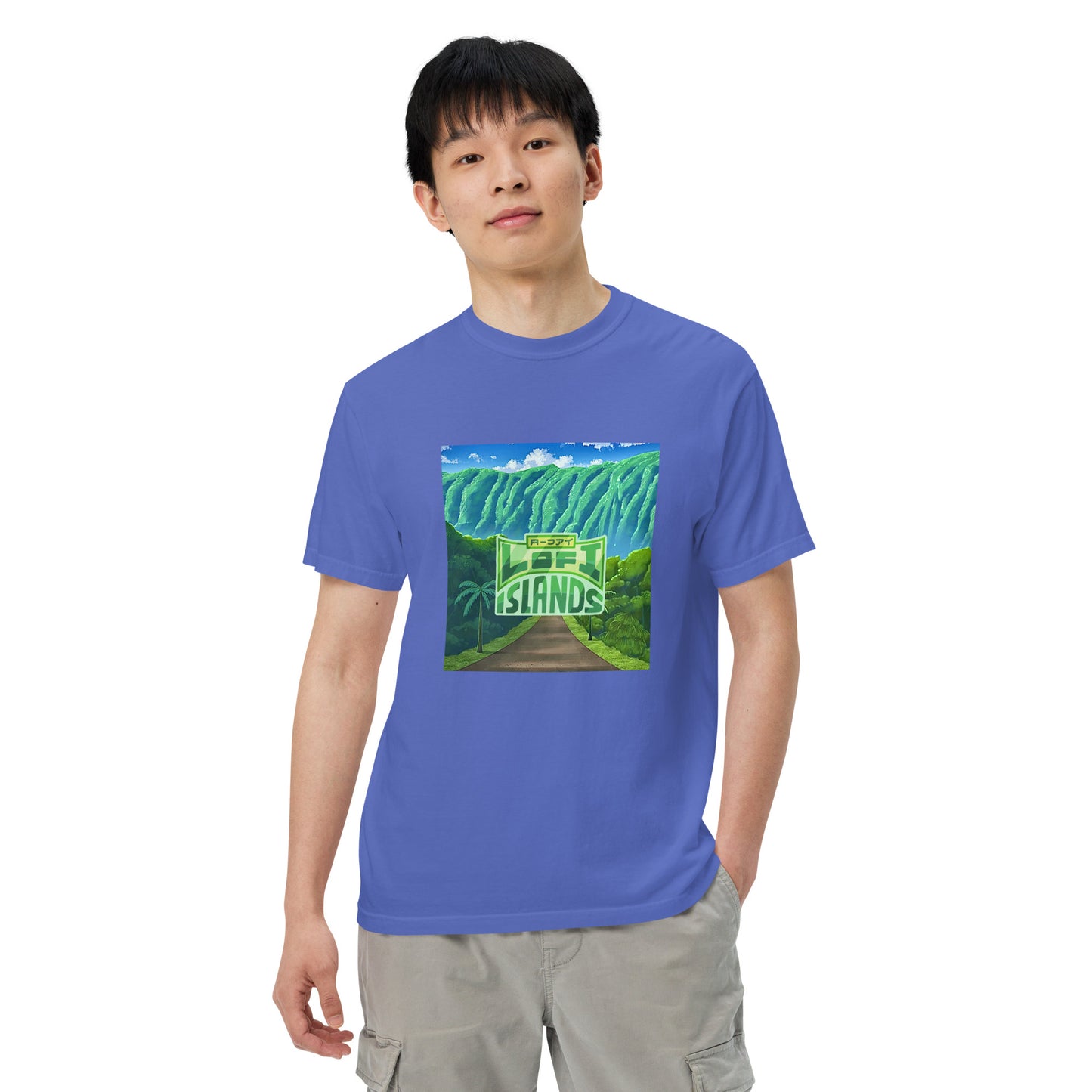 Hoʻomaluhia Botanical Garden Men’s Garment-Dyed Heavyweight T-Shirt