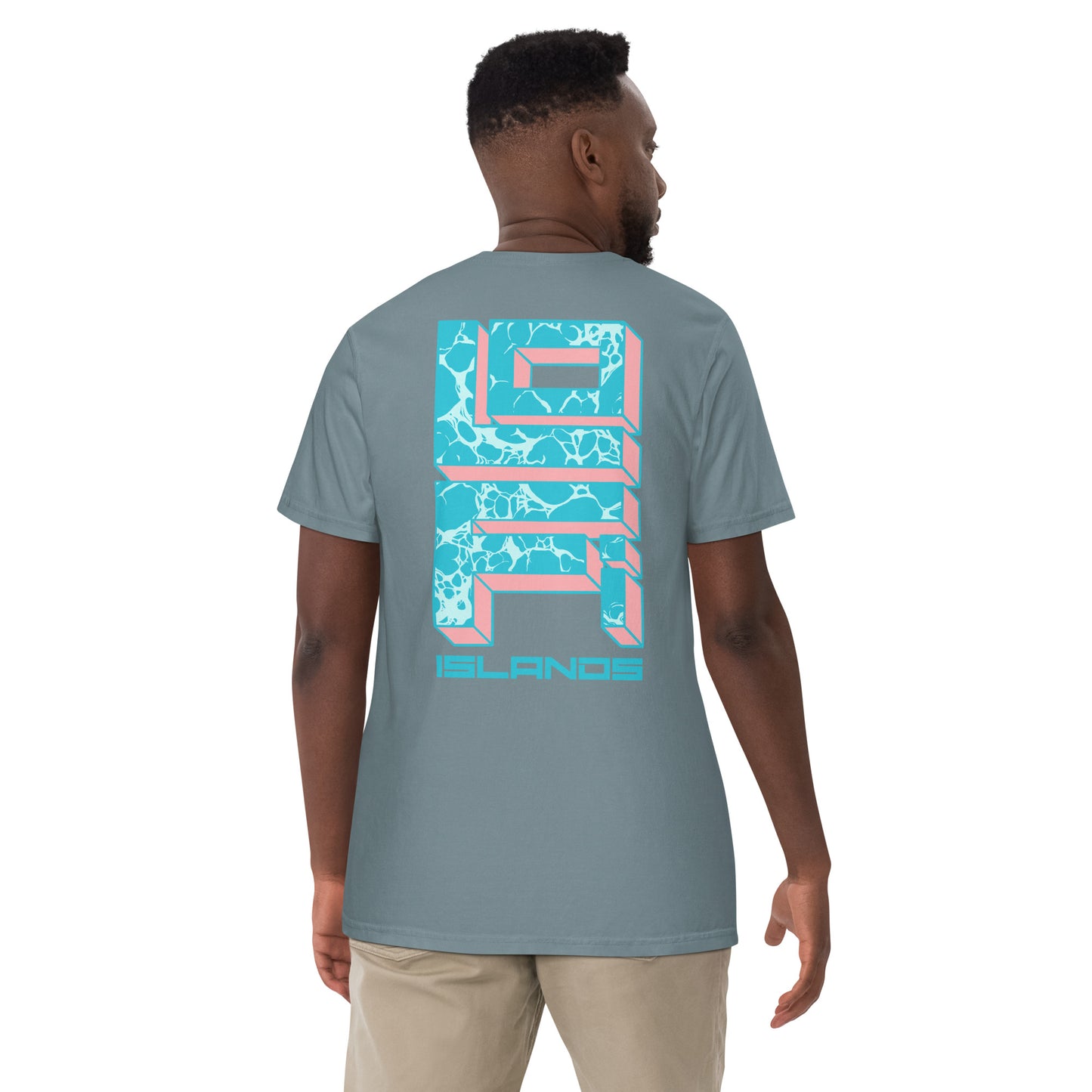 Lo-Fi Islands Keyboard Men’s Garment-Dyed Heavyweight T-Shirt