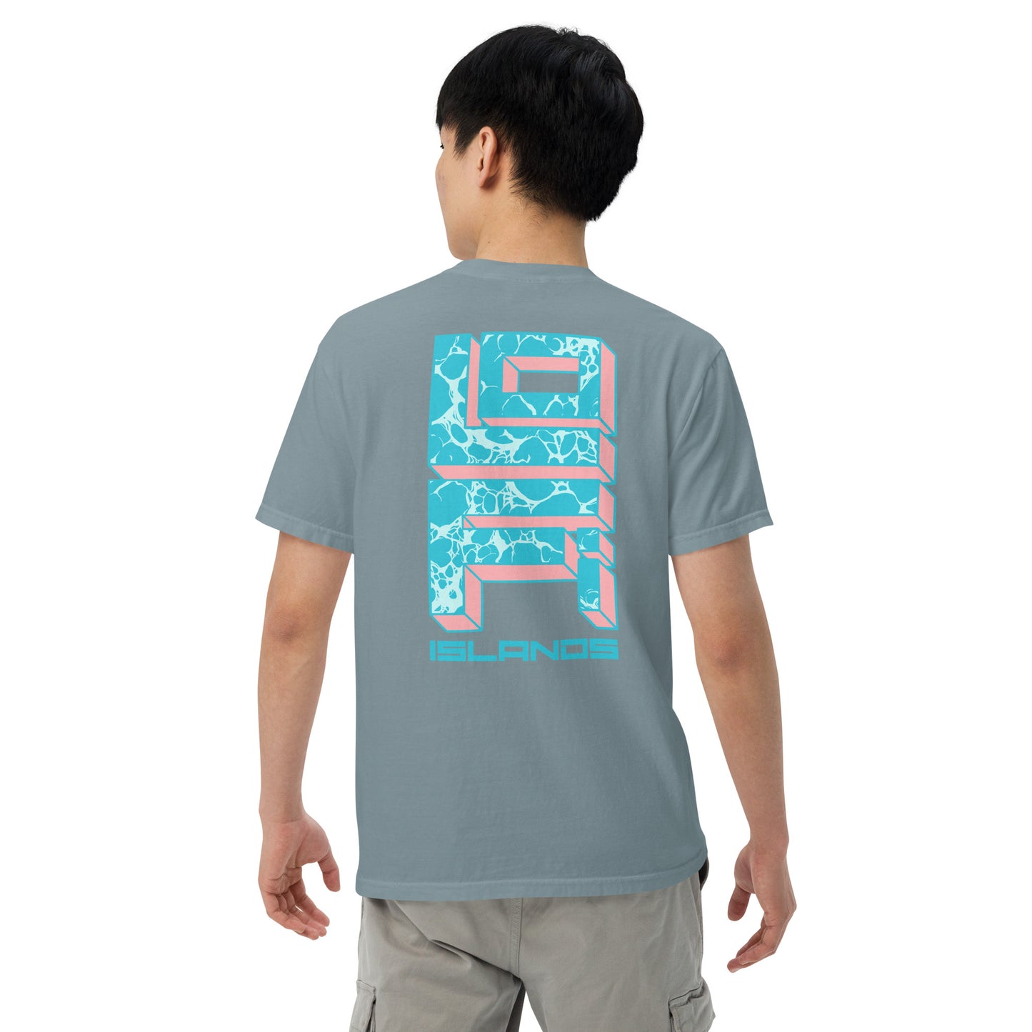 Lo-Fi Islands Keyboard Men’s Garment-Dyed Heavyweight T-Shirt