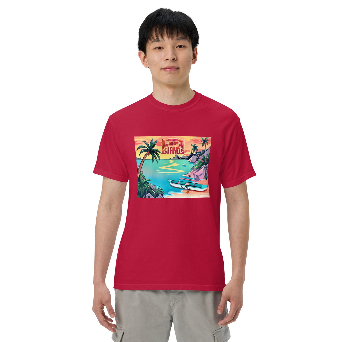 Lo-Fi Islands Men’s Garment-Dyed Heavyweight T-Shirt