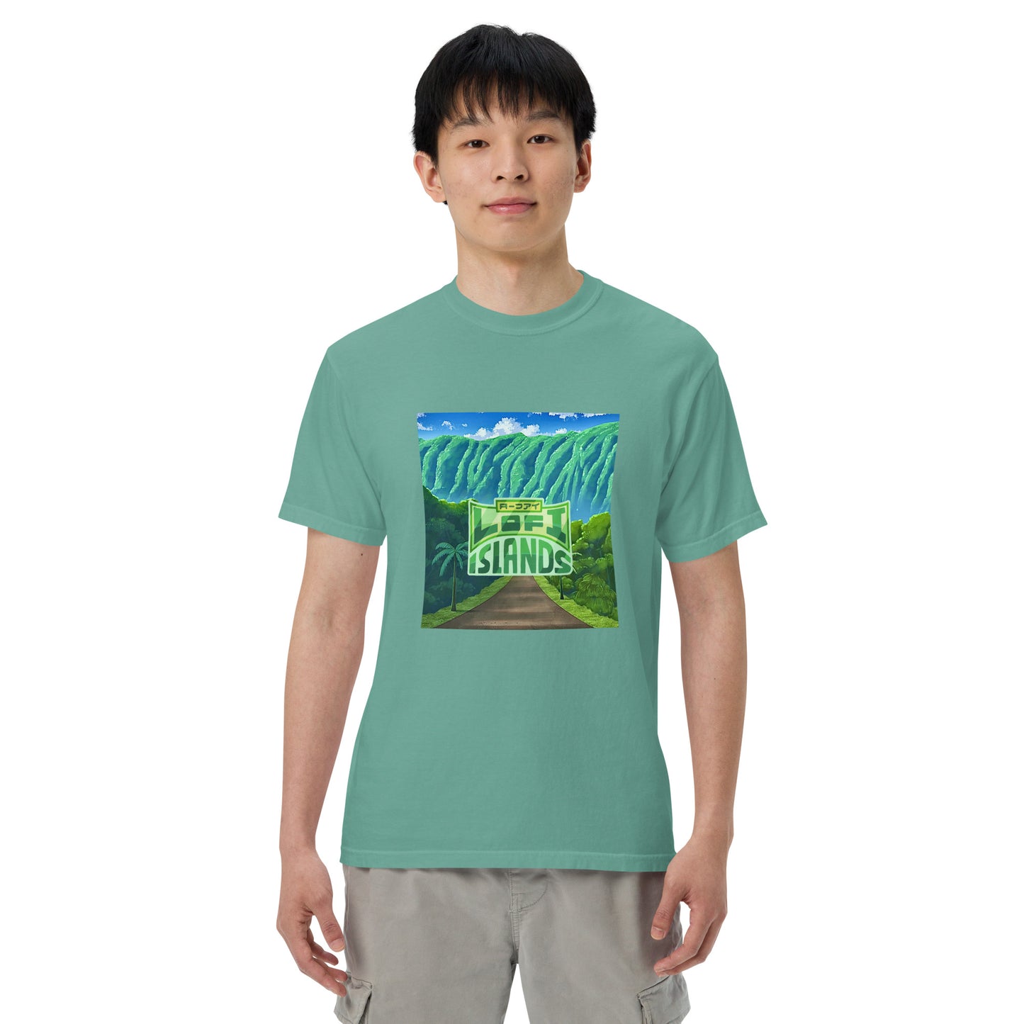 Hoʻomaluhia Botanical Garden Men’s Garment-Dyed Heavyweight T-Shirt