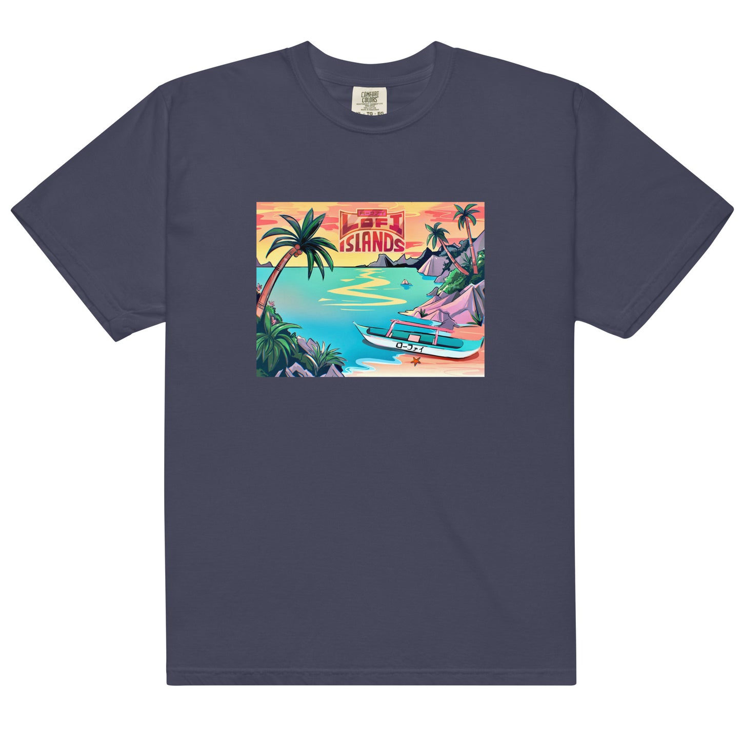 Lo-Fi Islands Men’s Garment-Dyed Heavyweight T-Shirt