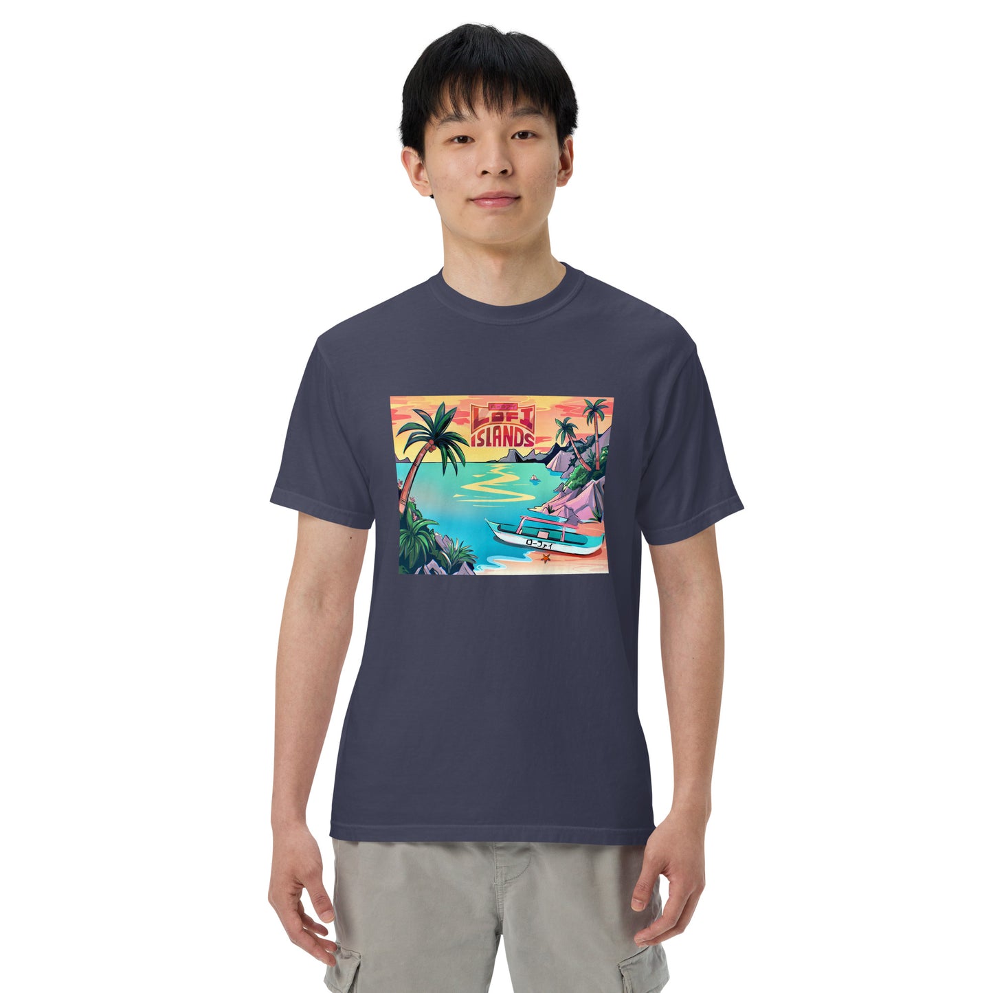 Lo-Fi Islands Men’s Garment-Dyed Heavyweight T-Shirt