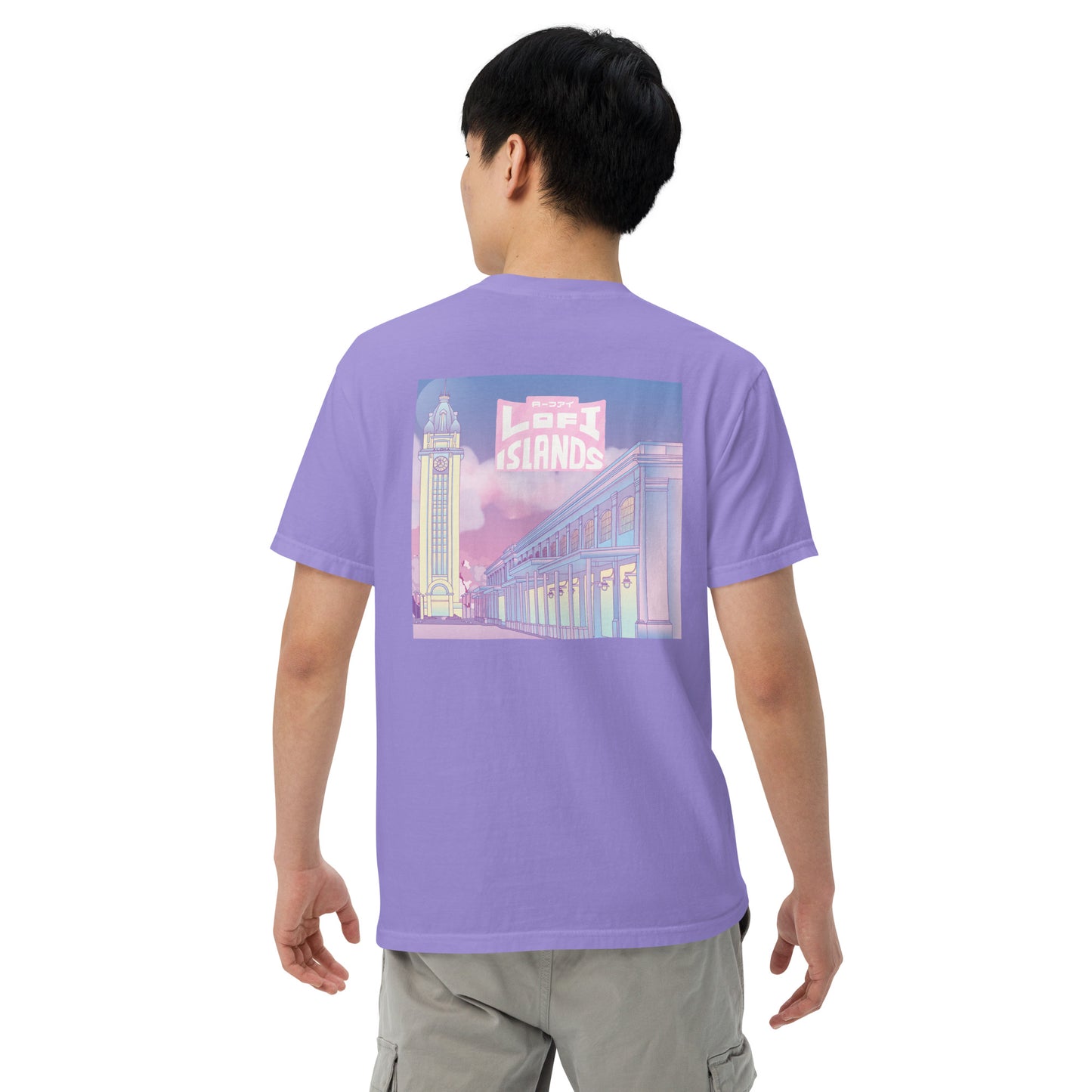 Aloha Tower Lo-Fi Men’s Garment-Dyed Heavyweight T-shirt