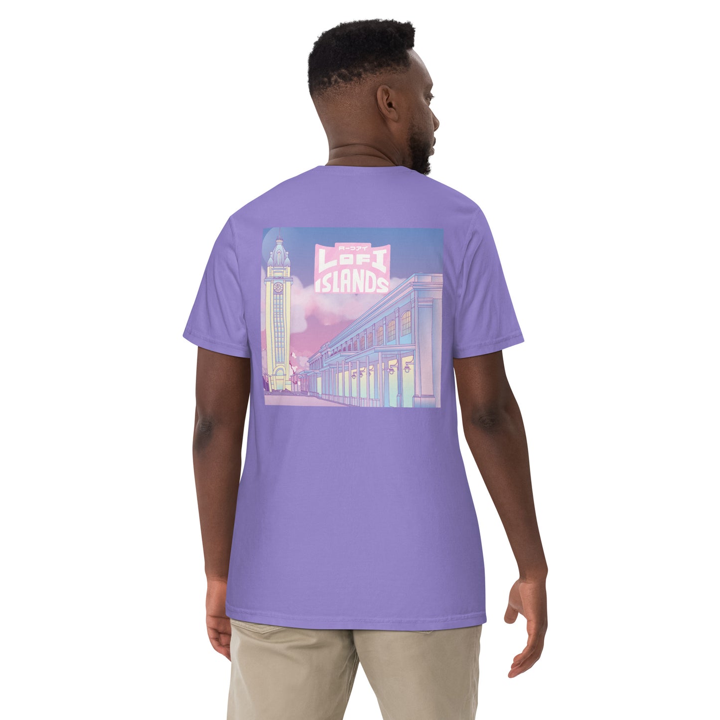 Aloha Tower Lo-Fi Men’s Garment-Dyed Heavyweight T-shirt