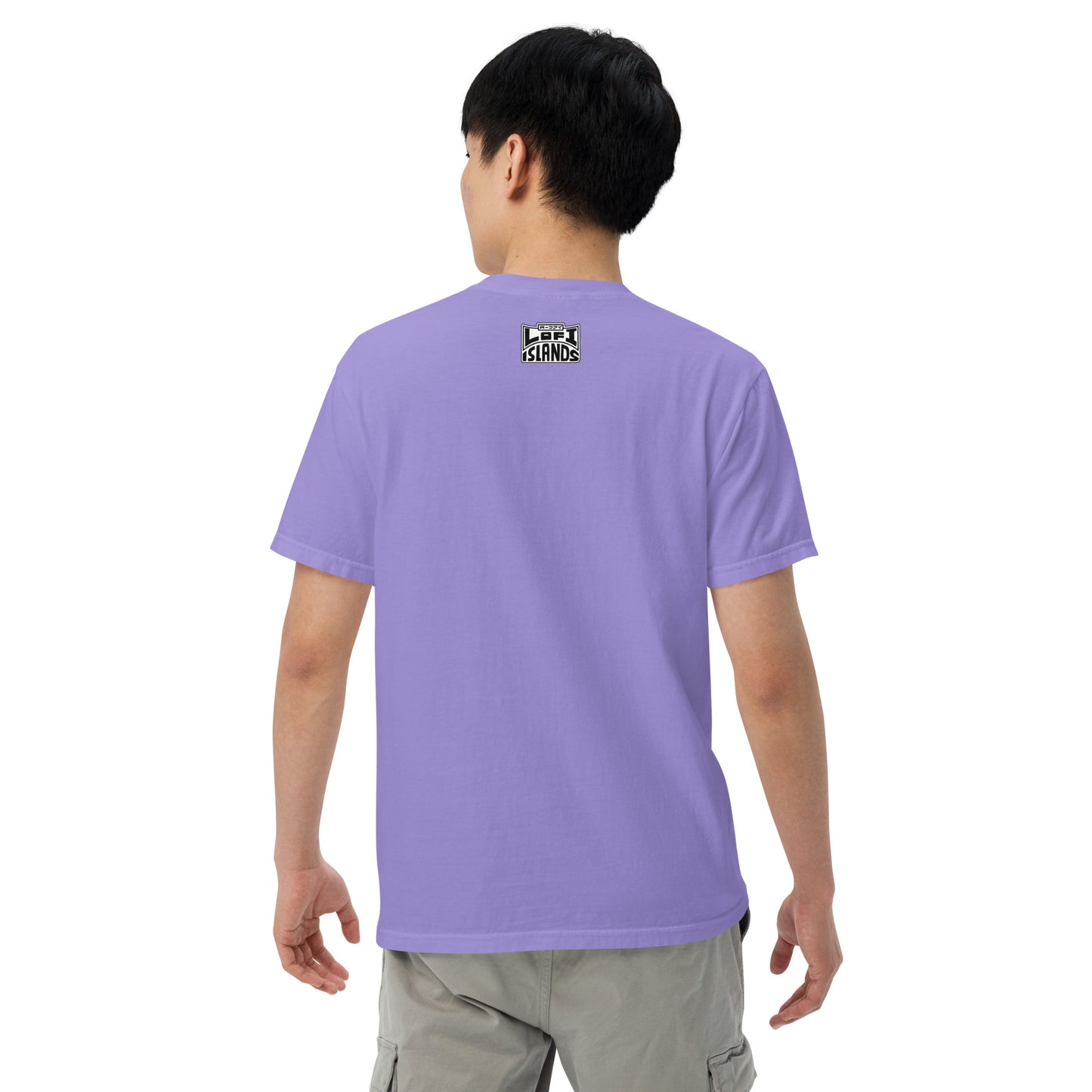 Passionfruit Flower Men’s Garment-Dyed Heavyweight T-Shirt