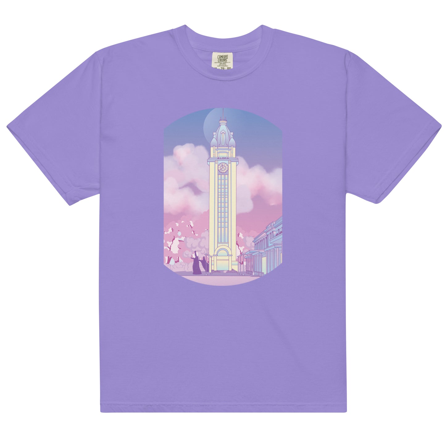 Aloha Tower Lo-Fi Men’s Garment-Dyed Heavyweight T-shirt