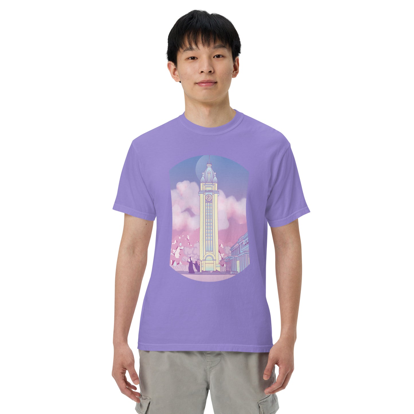 Aloha Tower Lo-Fi Men’s Garment-Dyed Heavyweight T-shirt