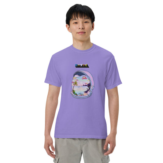 Astronaut Lo-Fi Islands Men’s Garment-Dyed Heavyweight T-Shirt