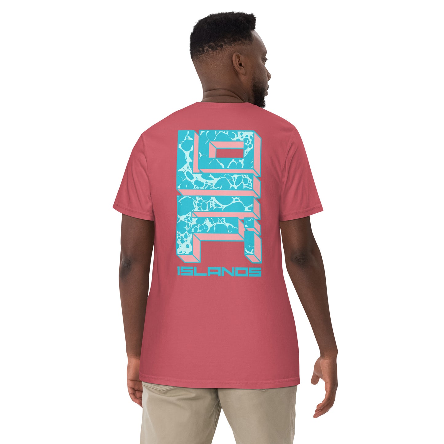 Lo-Fi Islands Keyboard Men’s Garment-Dyed Heavyweight T-Shirt