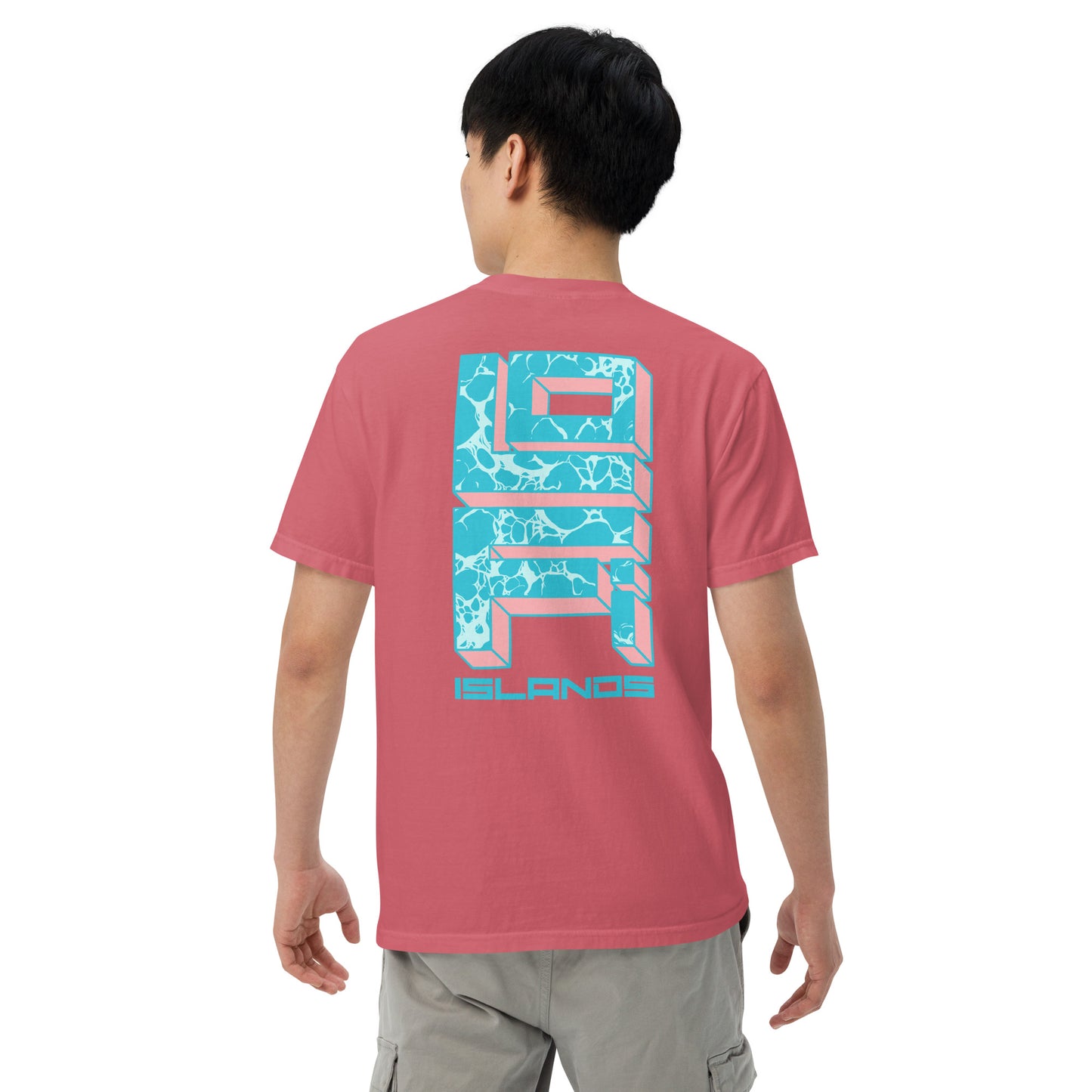 Lo-Fi Islands Keyboard Men’s Garment-Dyed Heavyweight T-Shirt