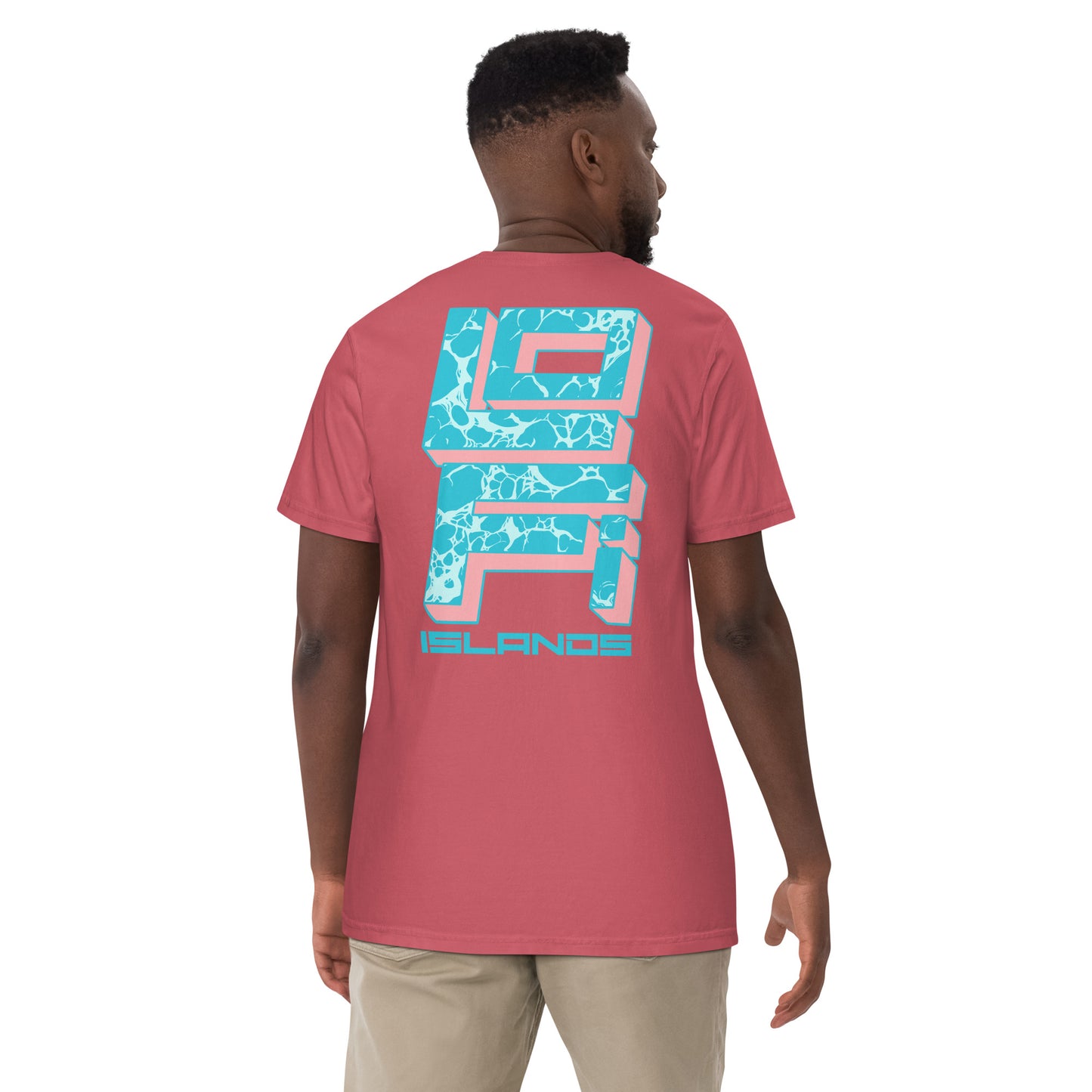 Lo-Fi Islands Vinyl Men’s Garment-Dyed Heavyweight T-Shirt