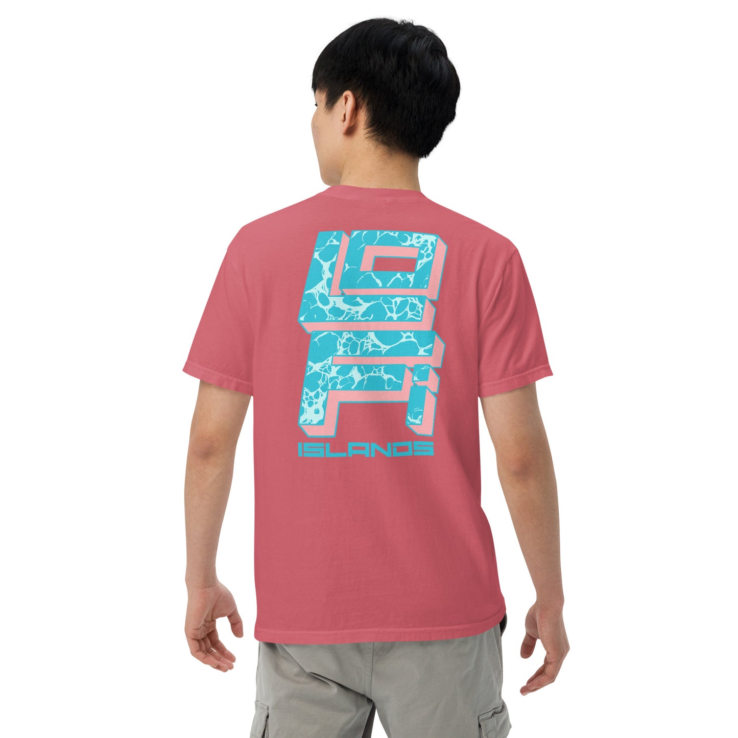 Lo-Fi Islands Vinyl Men’s Garment-Dyed Heavyweight T-Shirt