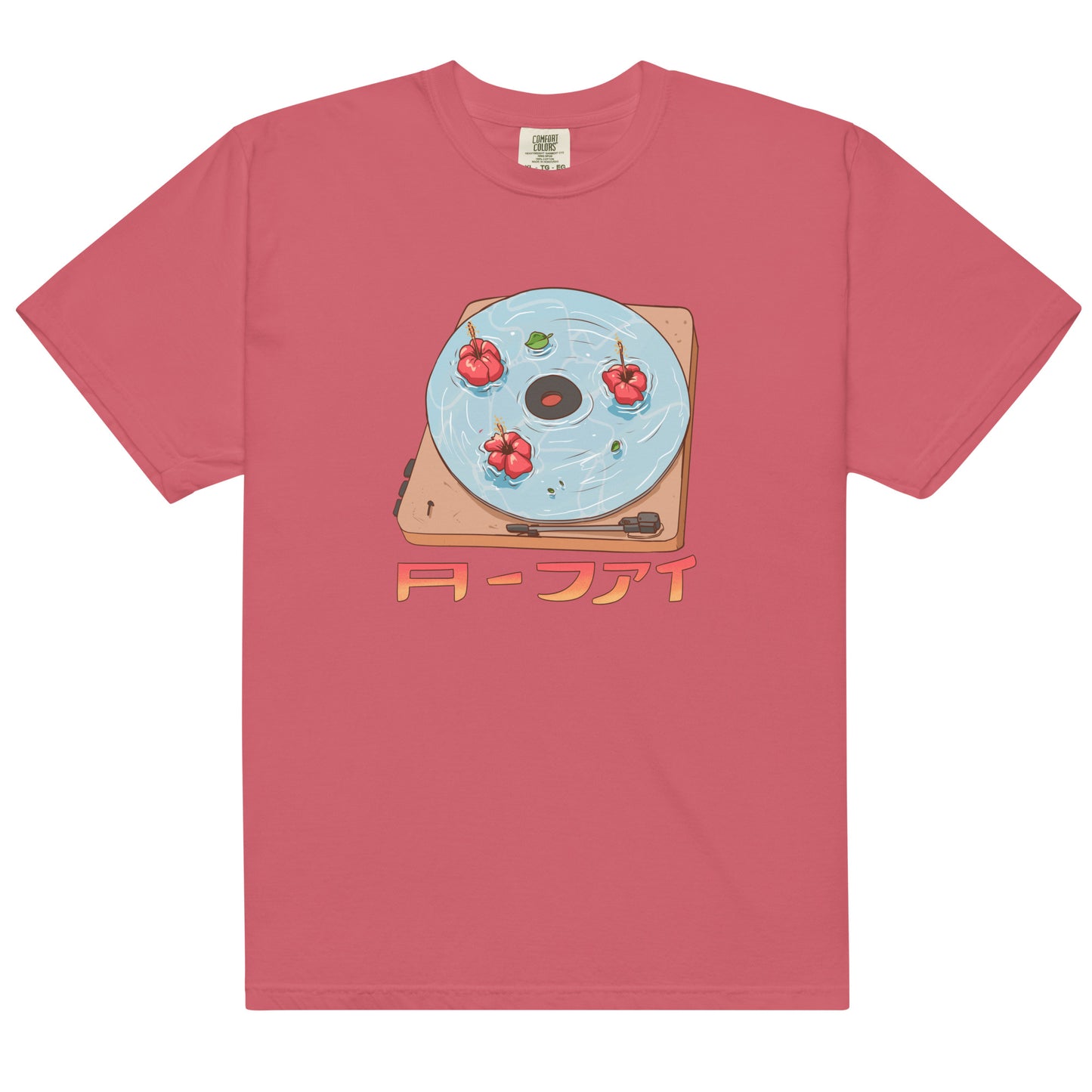 Lo-Fi Islands Vinyl Men’s Garment-Dyed Heavyweight T-Shirt