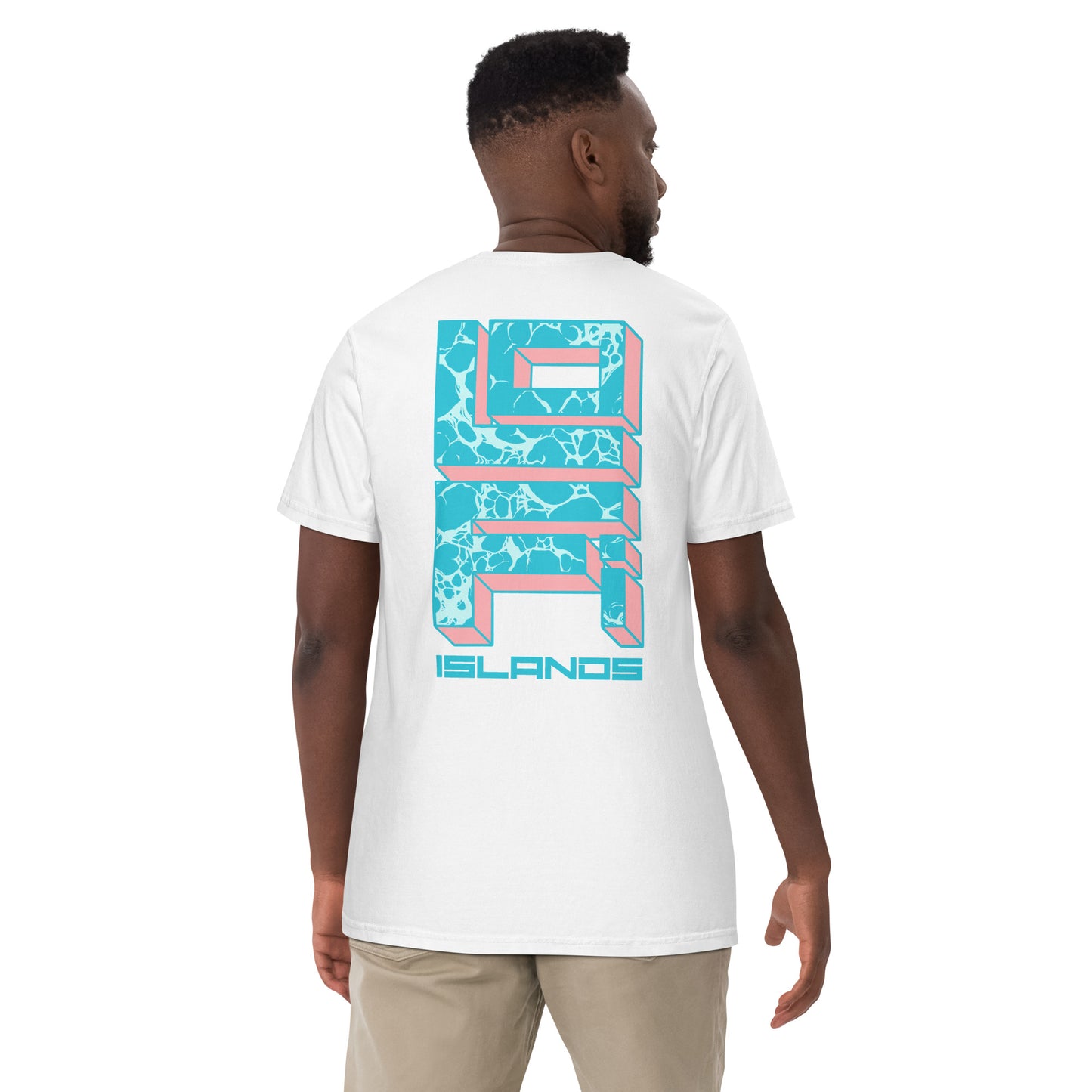 Lo-Fi Islands Keyboard Men’s Garment-Dyed Heavyweight T-Shirt