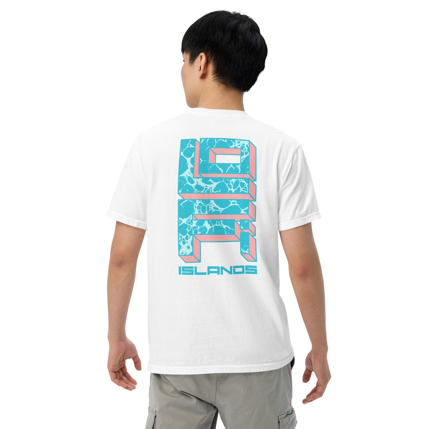 Lo-Fi Islands Keyboard Men’s Garment-Dyed Heavyweight T-Shirt