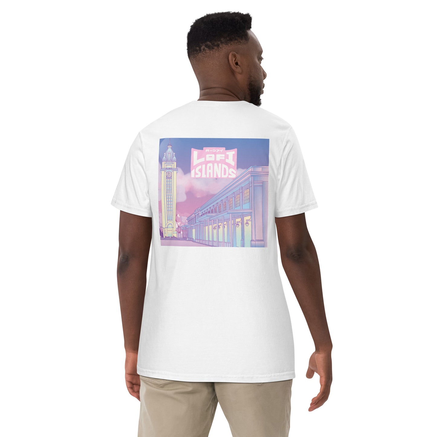 Aloha Tower Lo-Fi Men’s Garment-Dyed Heavyweight T-shirt