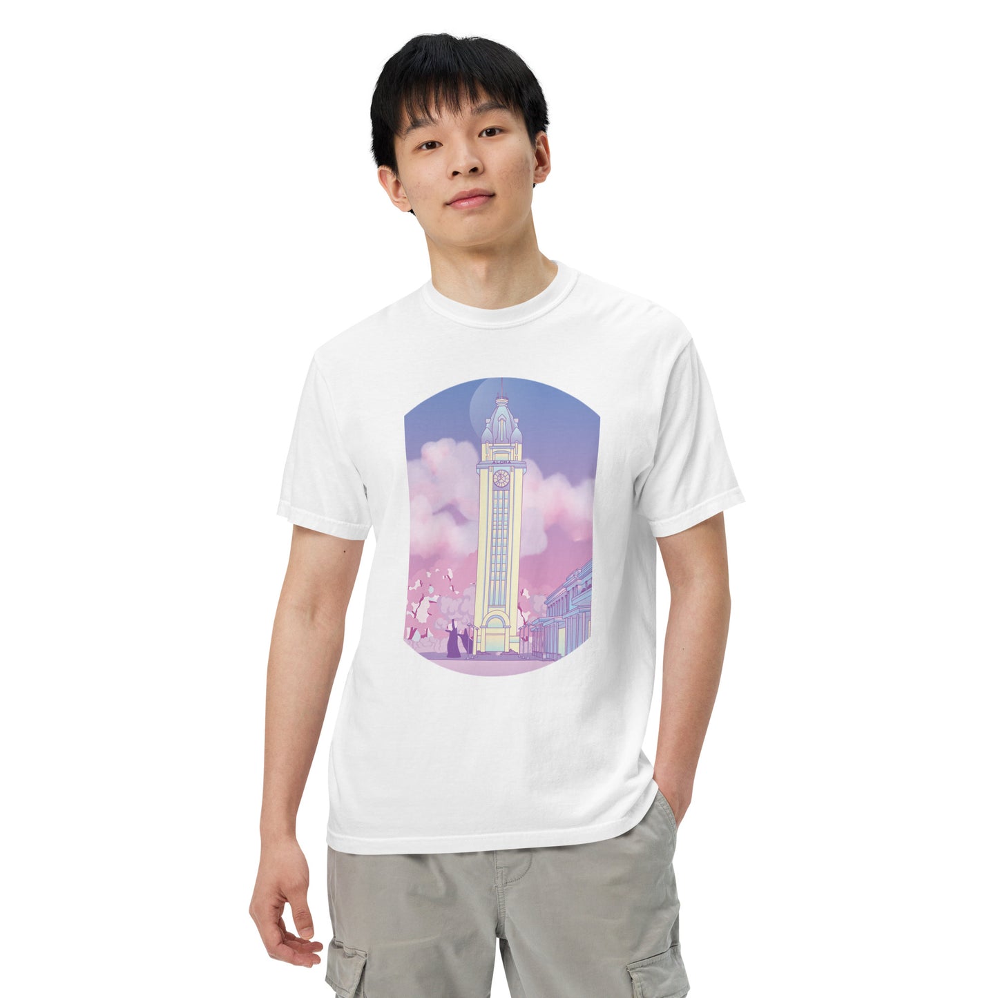 Aloha Tower Lo-Fi Men’s Garment-Dyed Heavyweight T-shirt