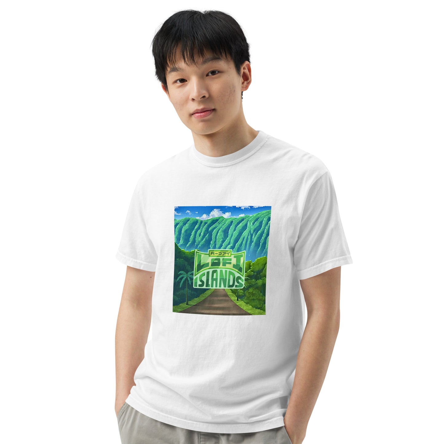 Hoʻomaluhia Botanical Garden Men’s Garment-Dyed Heavyweight T-Shirt